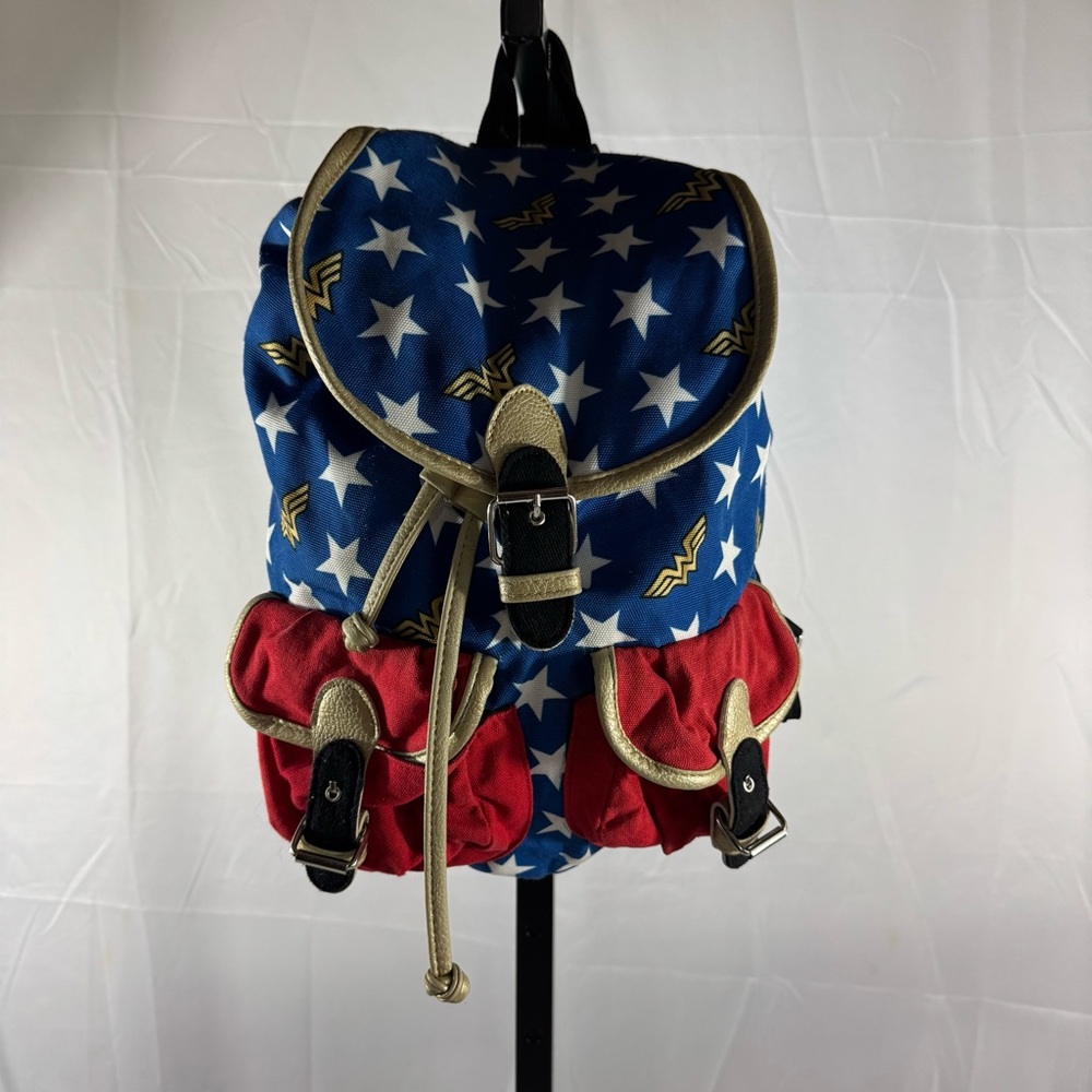 63. DC Comics Blue and Red Kids Backpack